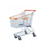 Asian Style Supermarket Shopping Trolley - Image 3