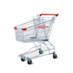 Asian Style Supermarket Shopping Trolley - Image 2