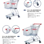 Asian Style Supermarket Shopping Trolley - Image 6