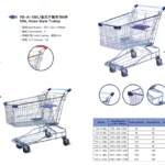 Asian Style Supermarket Shopping Trolley - Image 7