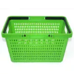 28L Double Handle Small Hole Hand Basket ZC-4 - Image 2
